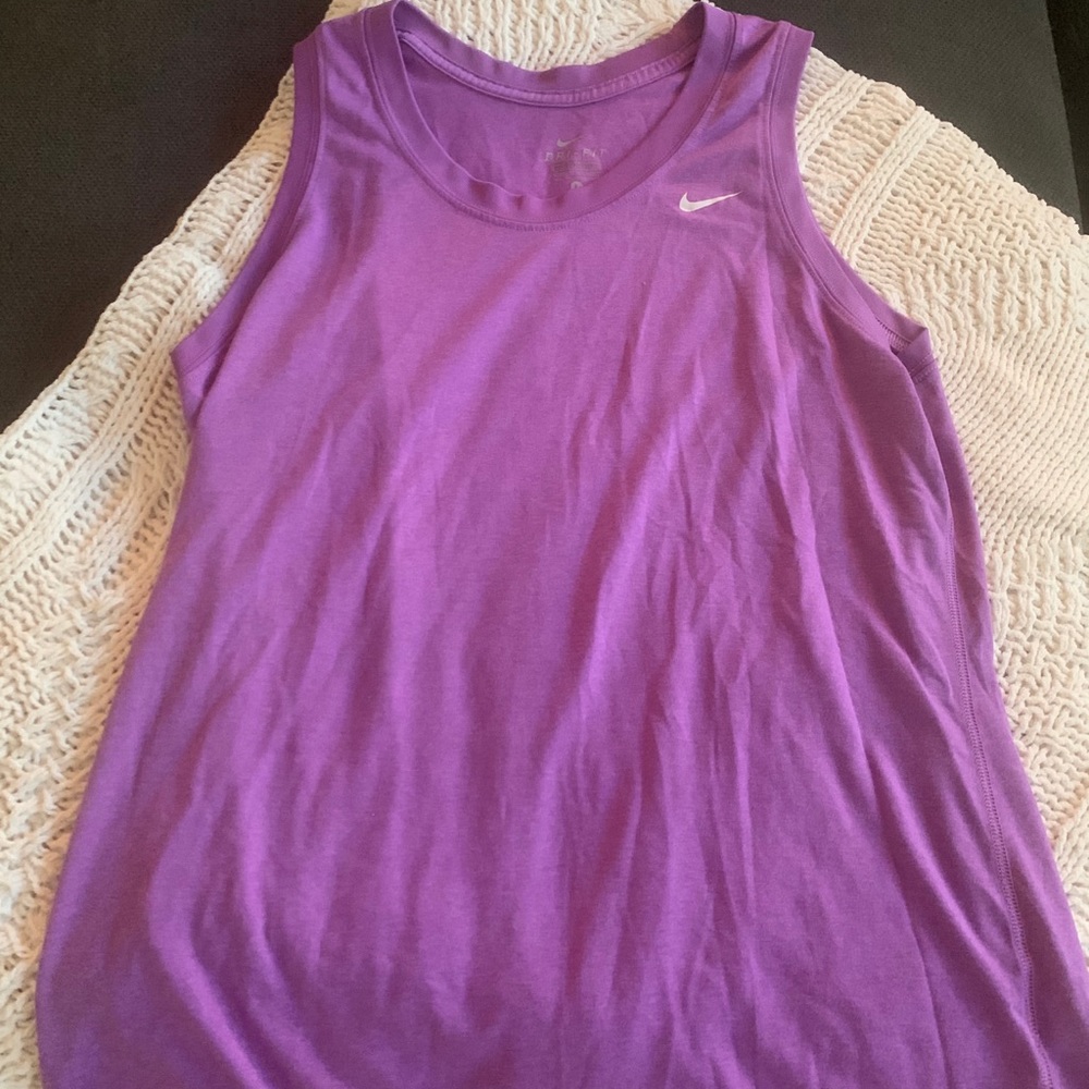 Nike Dri Fit Purple Athletic Tank Top